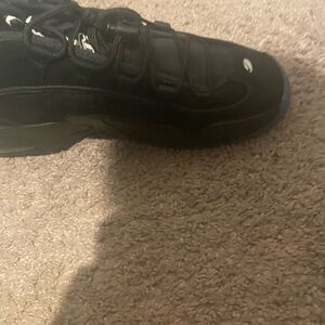 Black Low-Top Sneakers with Simple Design